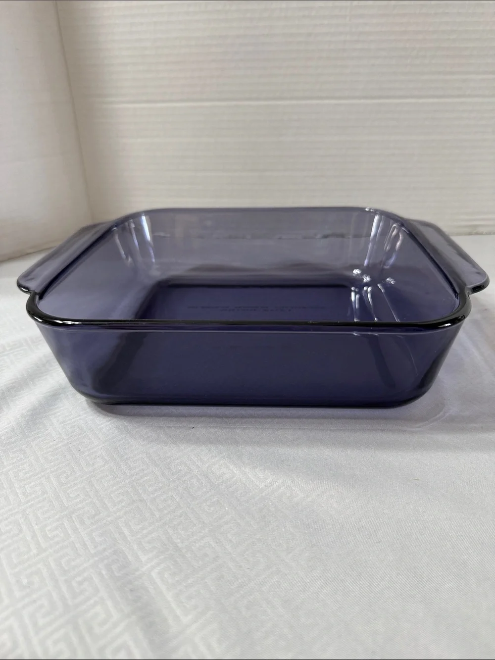 Vintage Pyrex Amethyst Purple 8X8 Square Glass Baking Dish Cake Pan #222 2Qt Usa